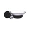 Carolina Crystal Collection Wall Mounted Soap Dish - Matte Black